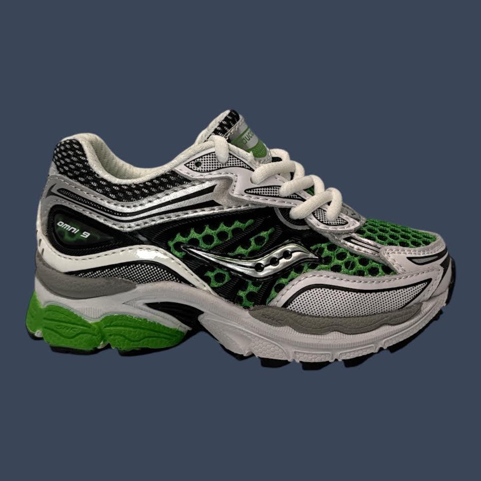 Saucony Omni 9 KDZ Kids White/Fern/Black – SK268168