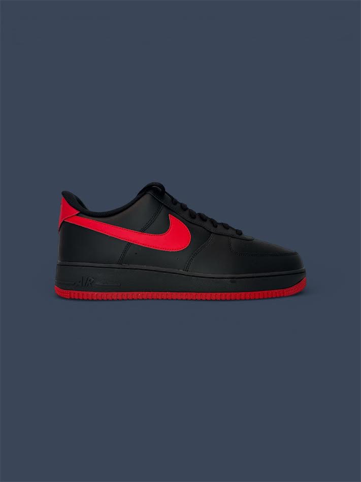Nike Air Force 1 ’07 Black University Red FJ4146-002