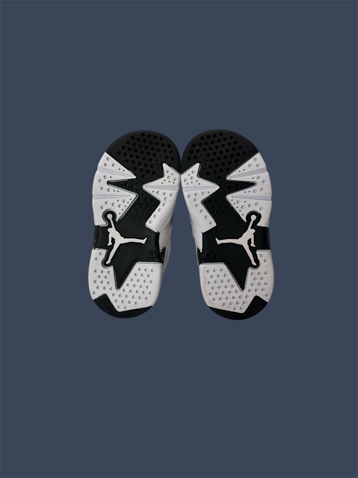 Kids Nike Jordan 6 Retro TD White Black DV3606-112