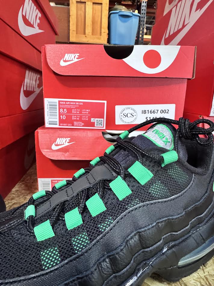 Nike Air Max 95 OG Black Green Shock IB1667-002