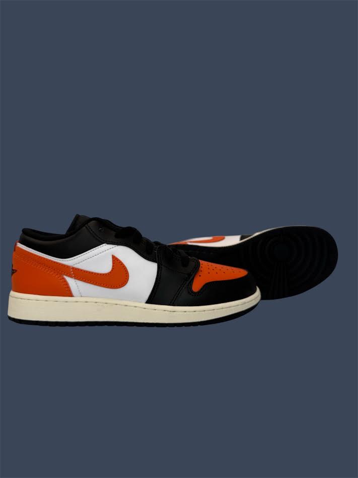 Youth Air Jordan 1 Low Black Starfish GS 553560-061