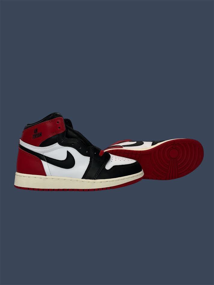 Youth Air Jordan 1 High OG White Black Red GS FD1437-106