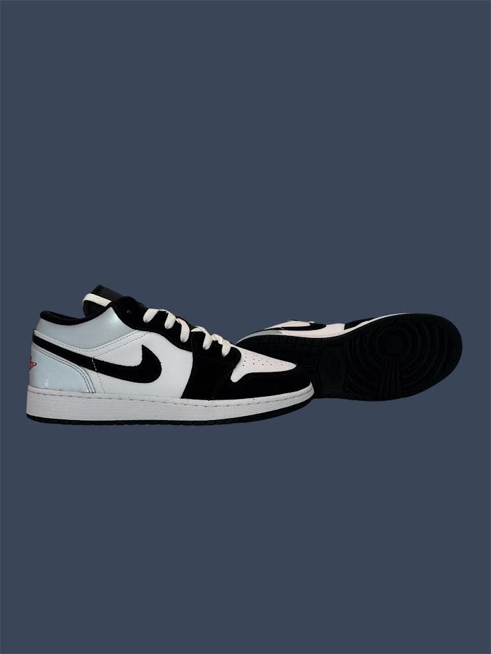 Youth Air Jordan 1 Low SE White Fire Red GS HF3188-106