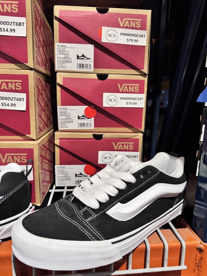 Vans Knu Skool Black/True White – VN0009QC6BT