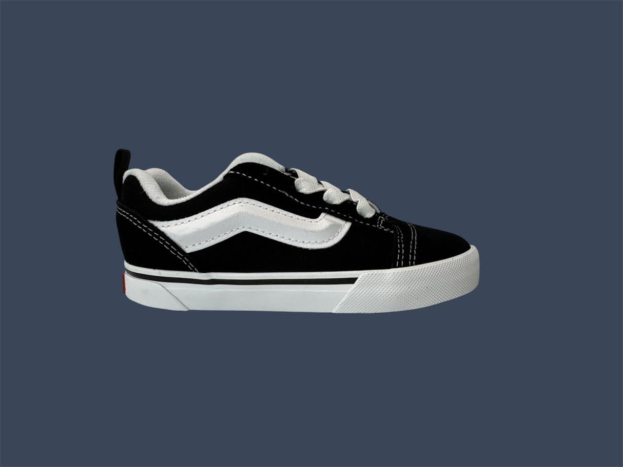 Vans Knu Skool Elastic Lace Kids Black/True White – VN000D0K6BT