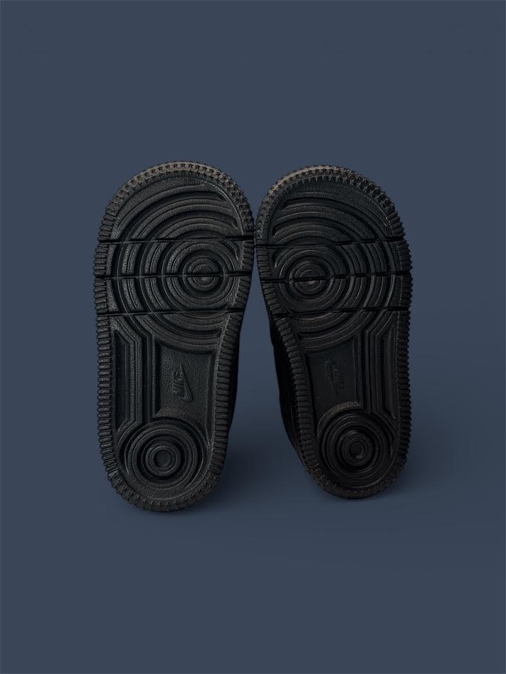 Kids Nike Force 1 Low TD Black IF1674-001