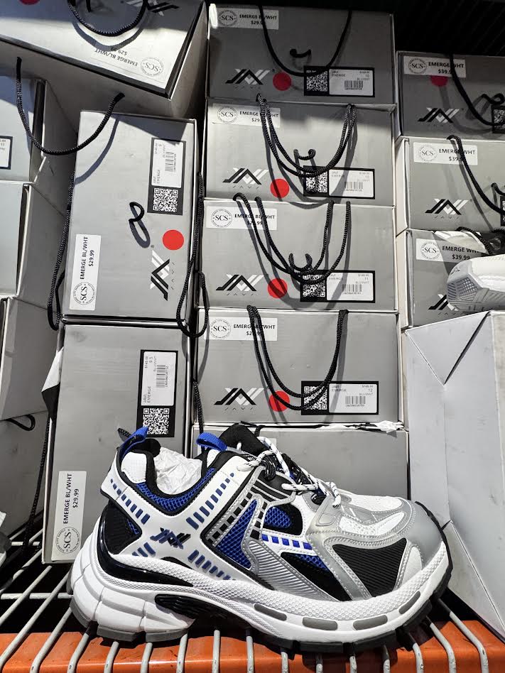 Men’s Javi Emerge Blue/White Casual Chunky Sneakers