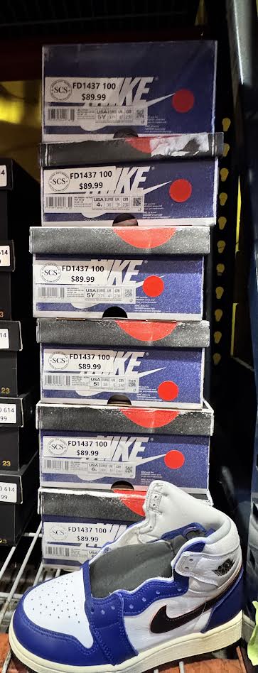 Youth Nike Air Jordan 1 Retro High OG GS White/Black-Neutral Grey FD1437-100