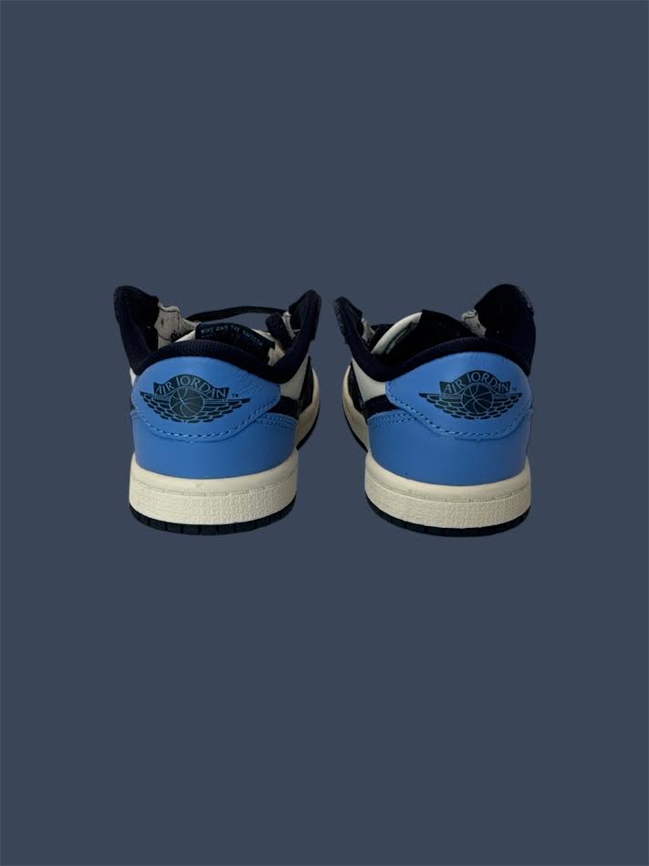 Kids Nike Jordan 1 Retro Low OG TD Obsidian University Blue FQ5435-400