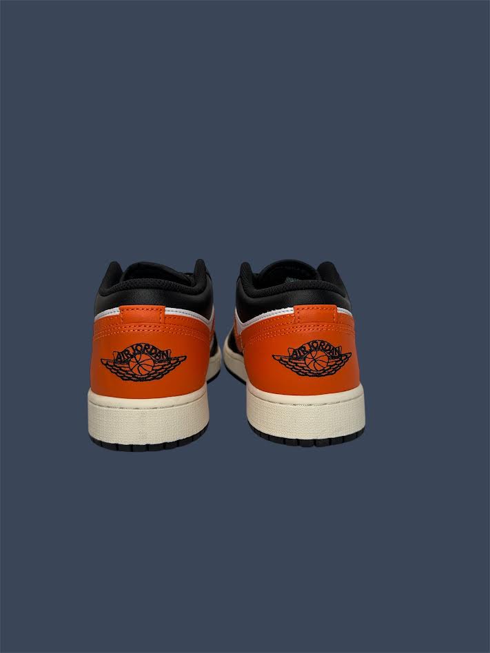 Youth Air Jordan 1 Low Black Starfish GS 553560-061