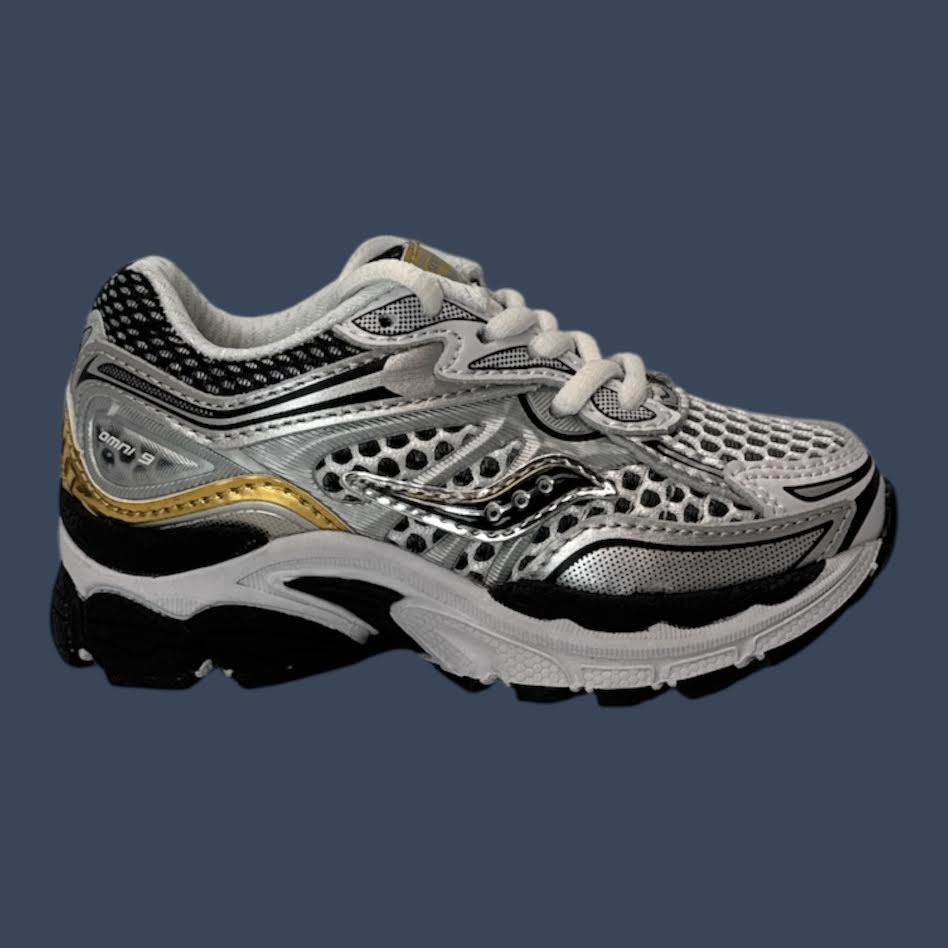 Saucony Omni 9 KDZ Kids Silver/Gold – SL268172