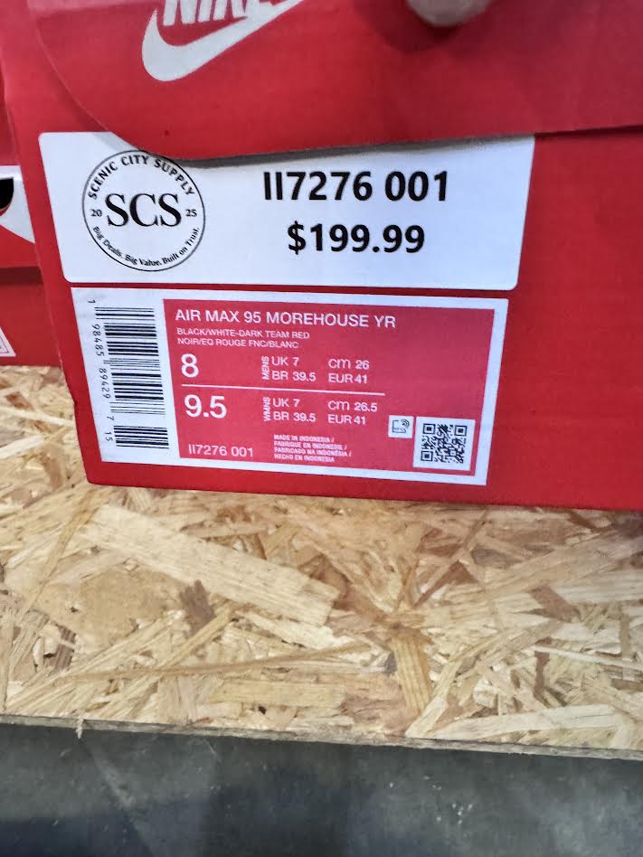 Nike Air Max 95 Morehouse Black Dark Team Red II7276-001