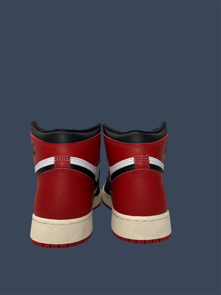 Youth Air Jordan 1 High OG White Black Red GS FD1437-106