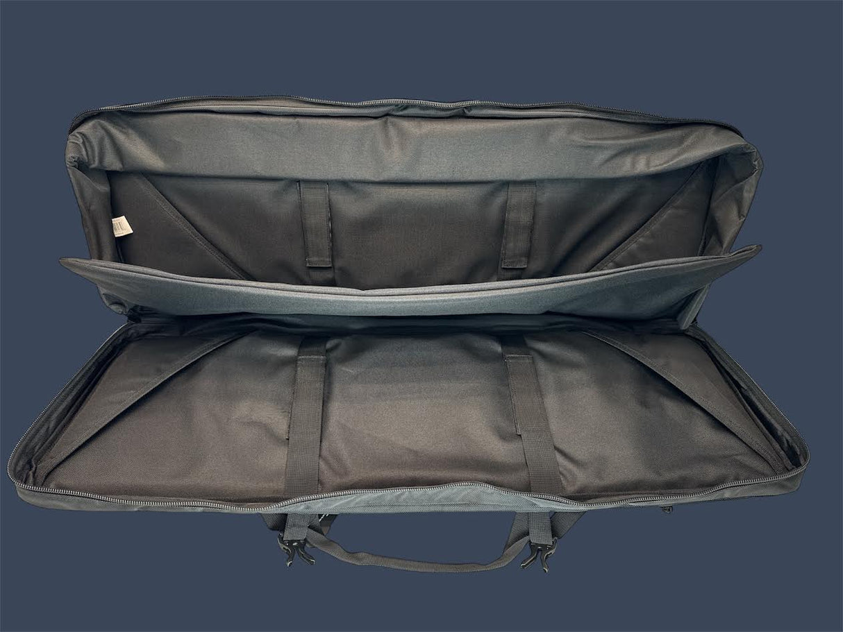 Evolution Outdoor 51299-EV | 1680 Tactical 36" Double Rifle Case | Black | Padded