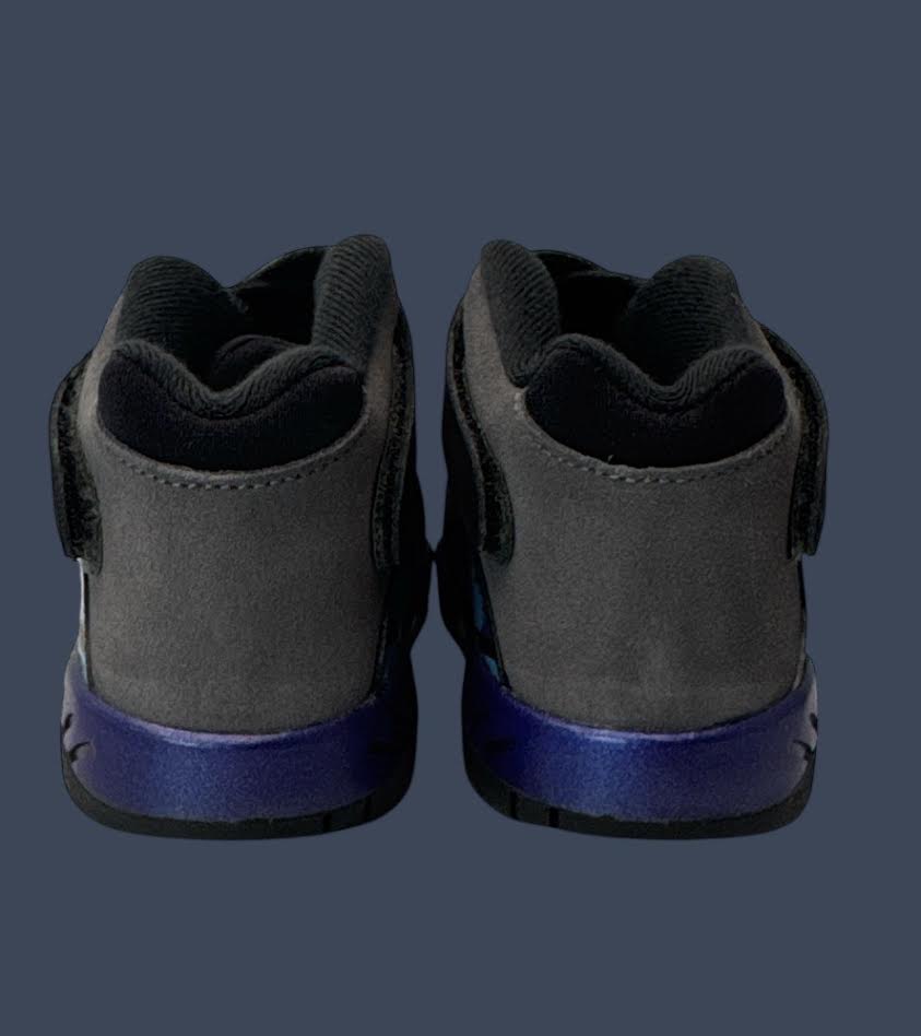 Toddler Air Jordan 8 Retro Black Multi-Color 305360-006