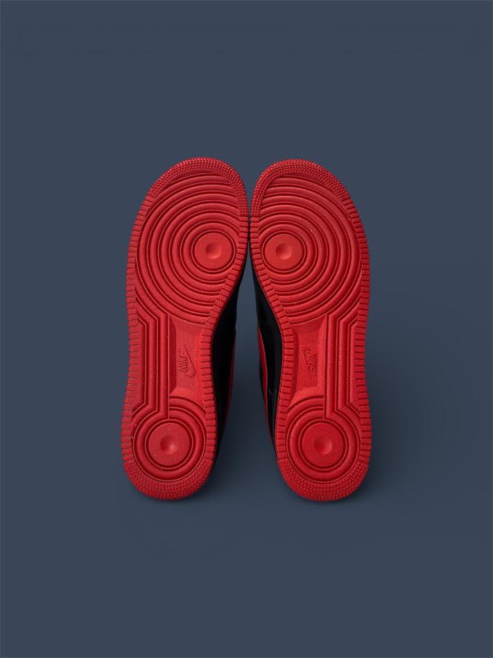 Nike Air Force 1 ’07 Black University Red FJ4146-002