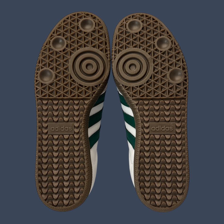 Adidas Samba OG J White/Green/Gum – JQ2843