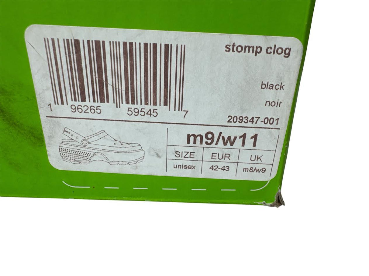 Crocs Stomp Clog Black M9 W11 209347-001