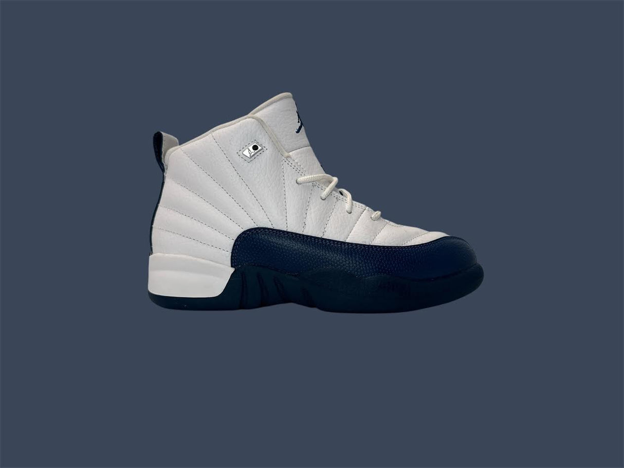 Youth Nike Jordan 12 Retro (PS) White/French Blue 151186-114 Preschool Basketball Shoes