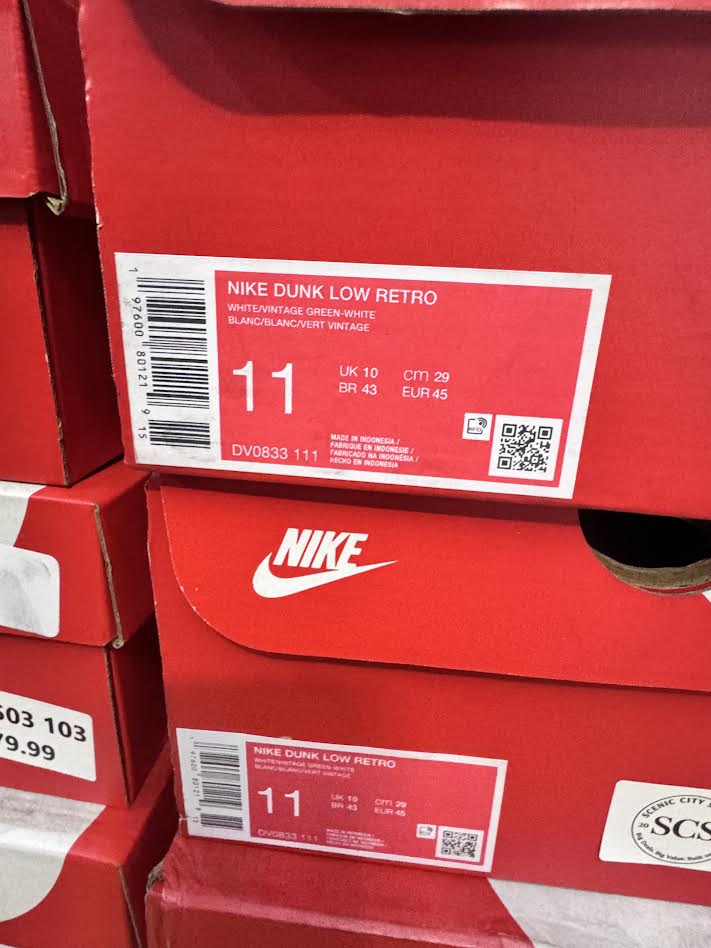 Nike Dunk Low Retro White Vintage Green DV0833-111