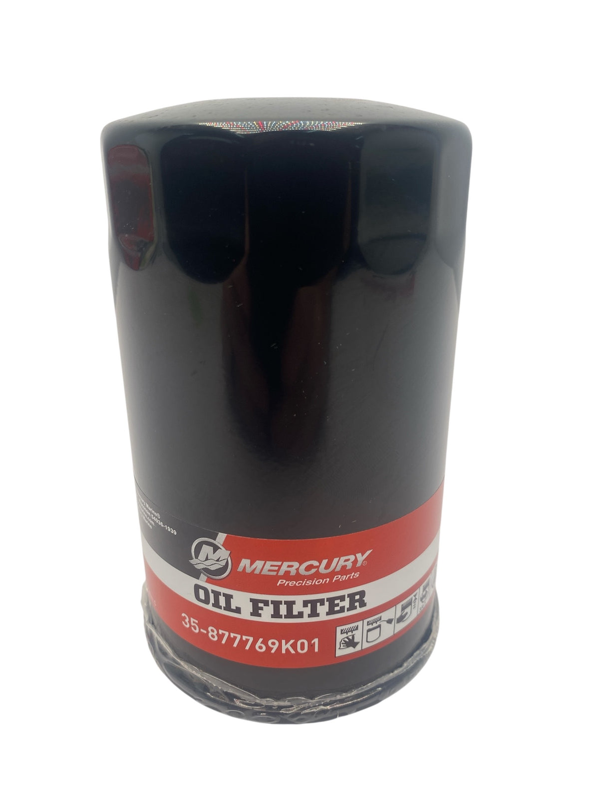 Mercury Outboard 35-877769K01 Verado Screw-On Canister Oil Filter – Genuine OEM Inline 6 Engine Part