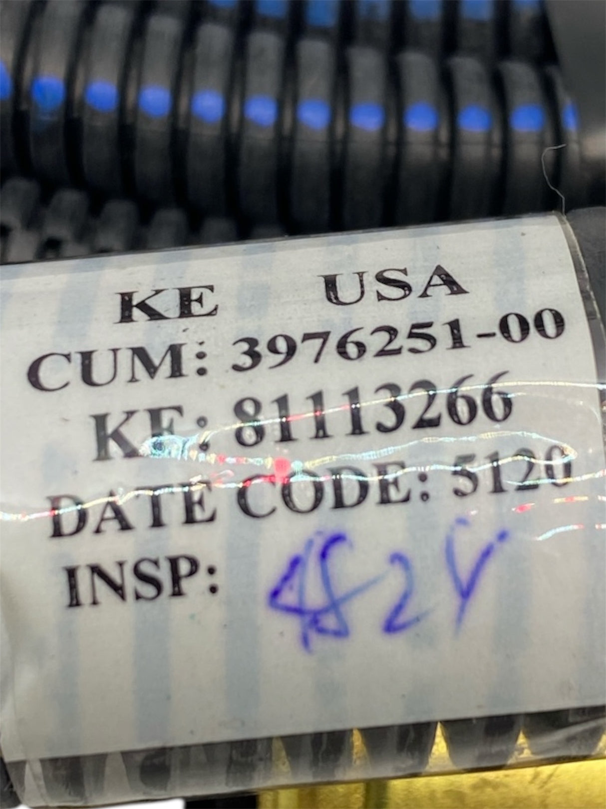 Genuine Cummins 3976251 Rev 00 Harness for Marine Engines