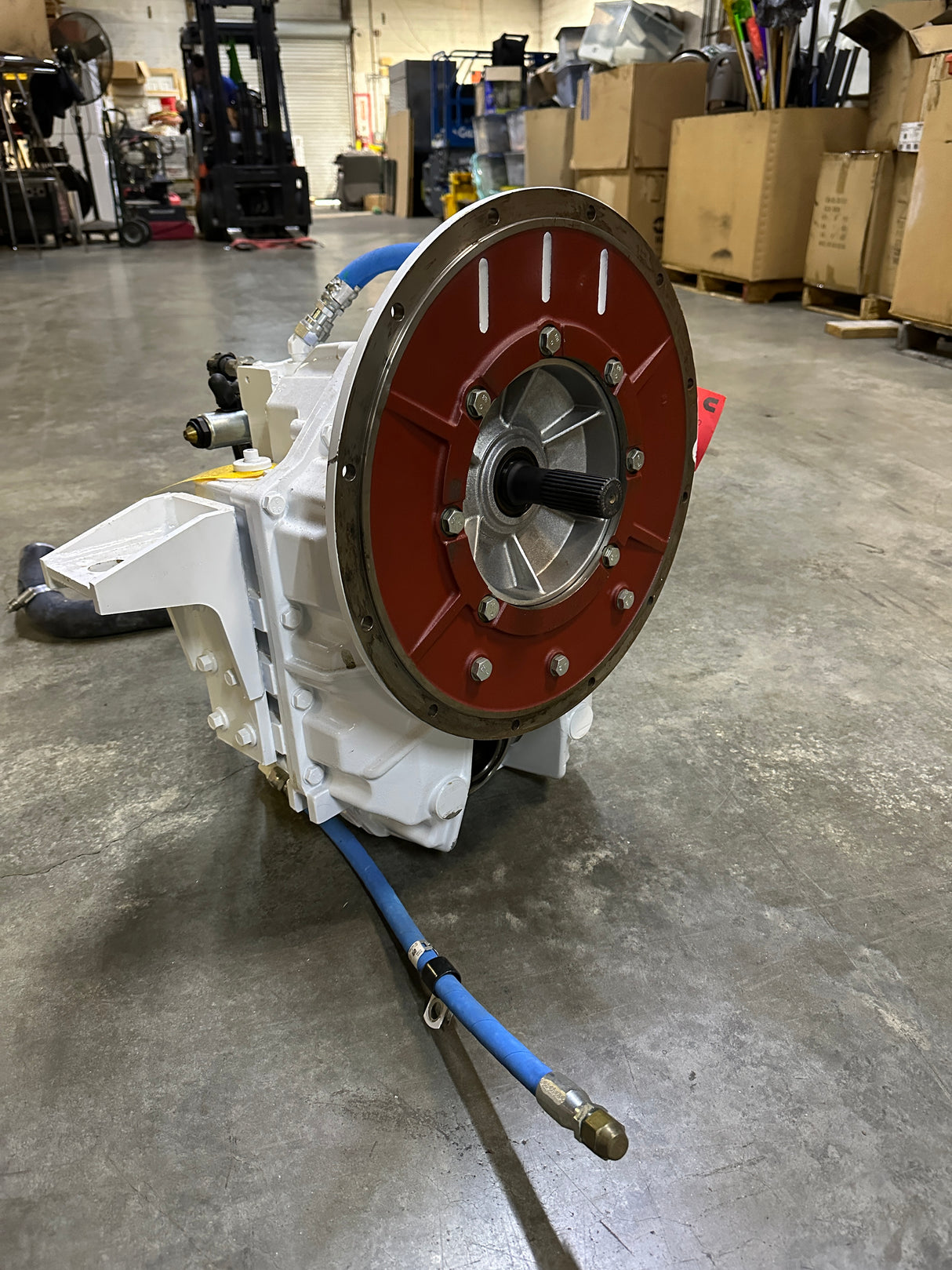 ZF 85 IV Transmission 3323003003 with Gear oil Cooler, Adapter Plate, and Electronic Shifter Valve INCLUDED