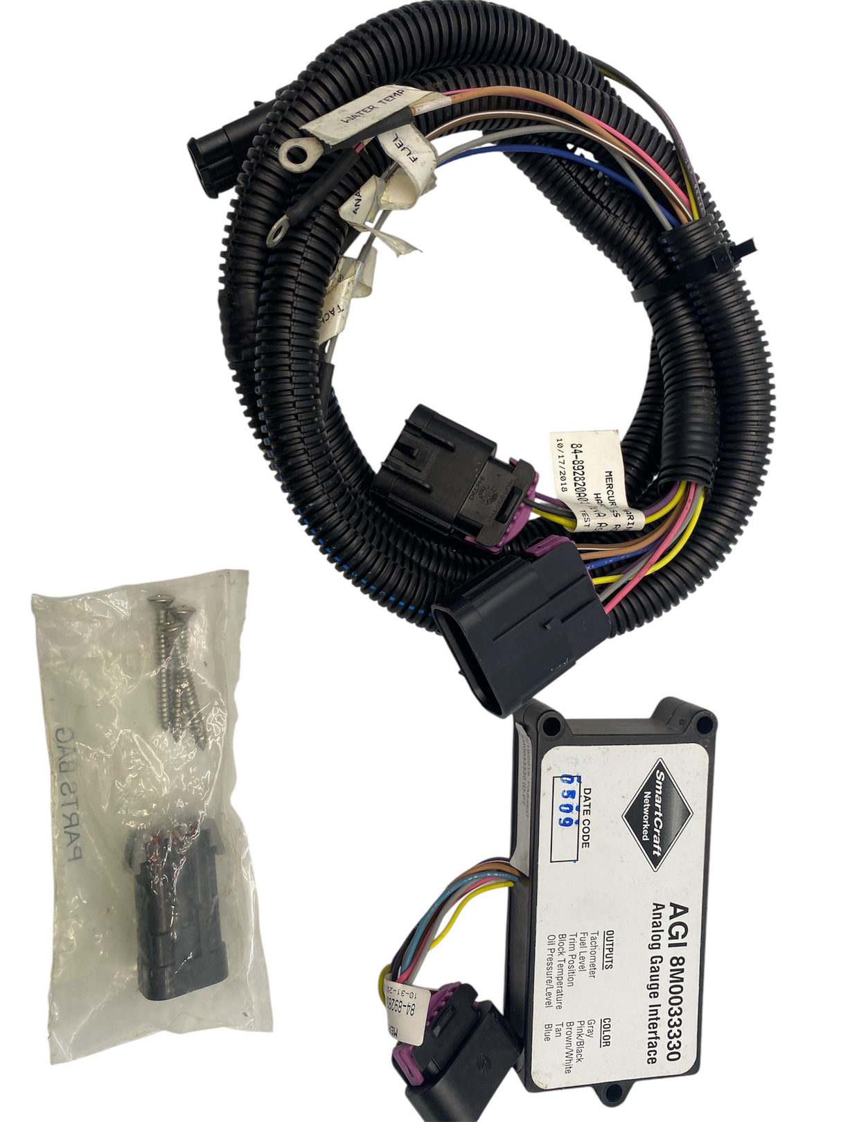 Mercury-MerCruiser 8M0109742 Analog Gauge Interface Kit – OEM Conversion Kit