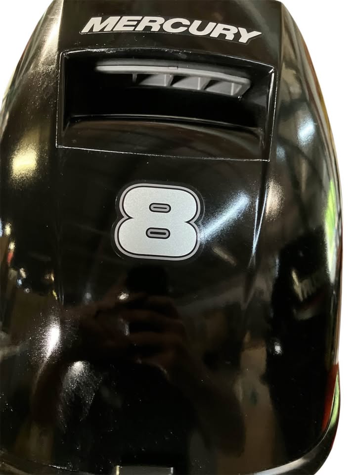 Mercury 8HP FourStroke EFI Tiller Outboard – OEM Replacement Marine Engine, Model 1F08201BK