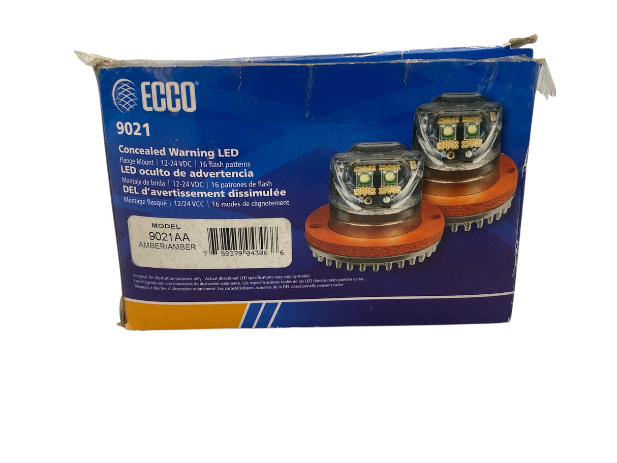 Compact 1.5" ECCO LED warning module – amber