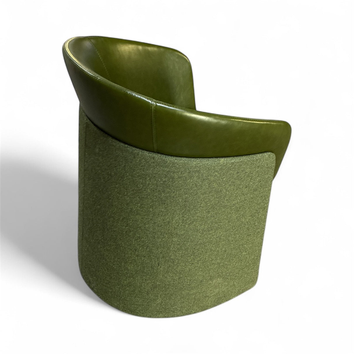 Seba Chair Seat Upholstered in Architex Britannia Olive