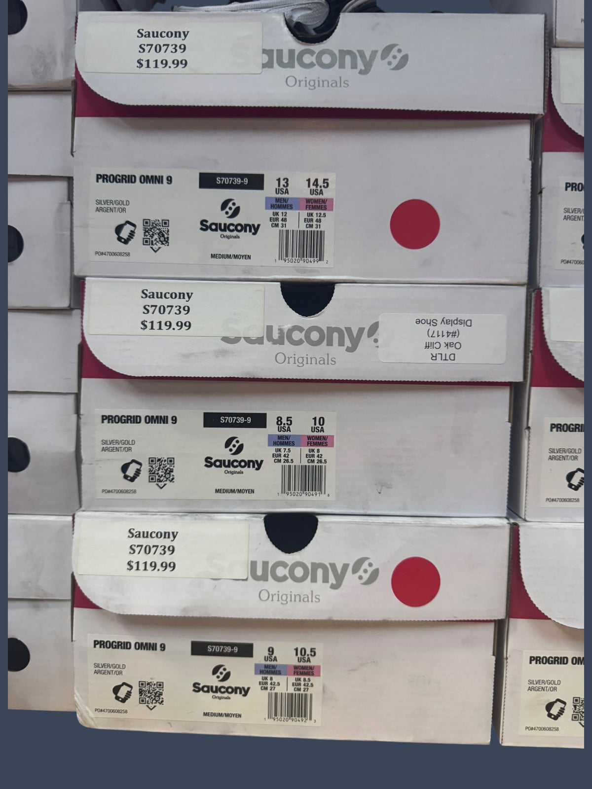 Saucony | ProGrid Omni 9 | Silver Gold | S70739-9