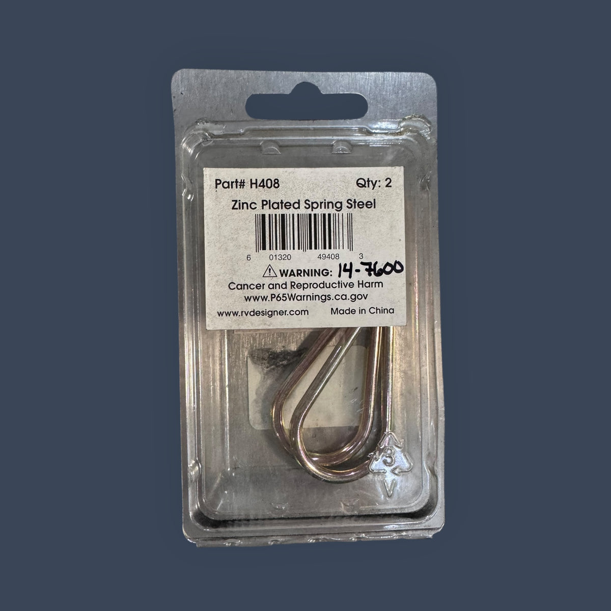 RV Designer | H408 | Sway Control Replacement Clips | 2-Pack
