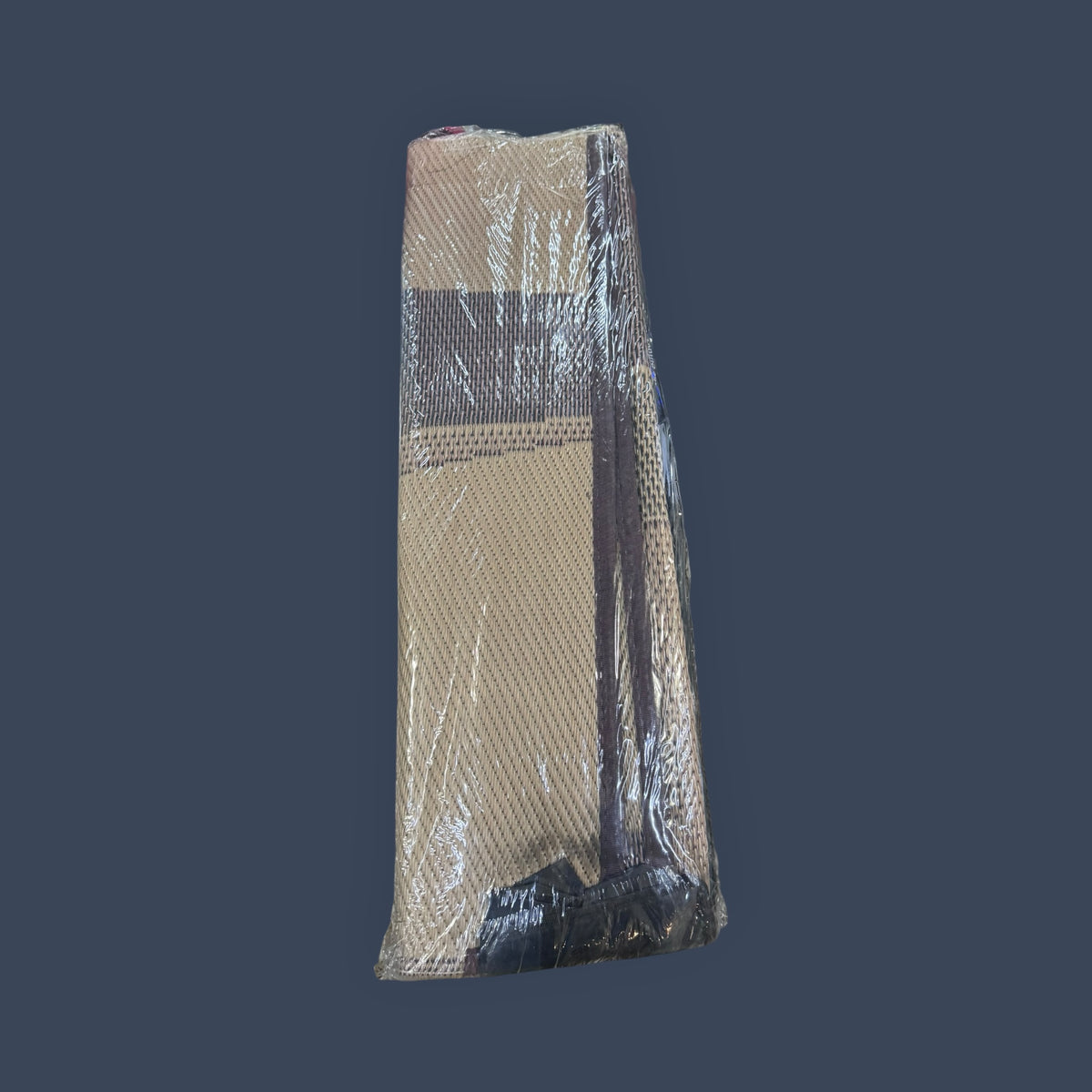 Faulkner | 53015 | Reversible RV Patio Mat | 9' x 12' | Brown/Beige Graphic