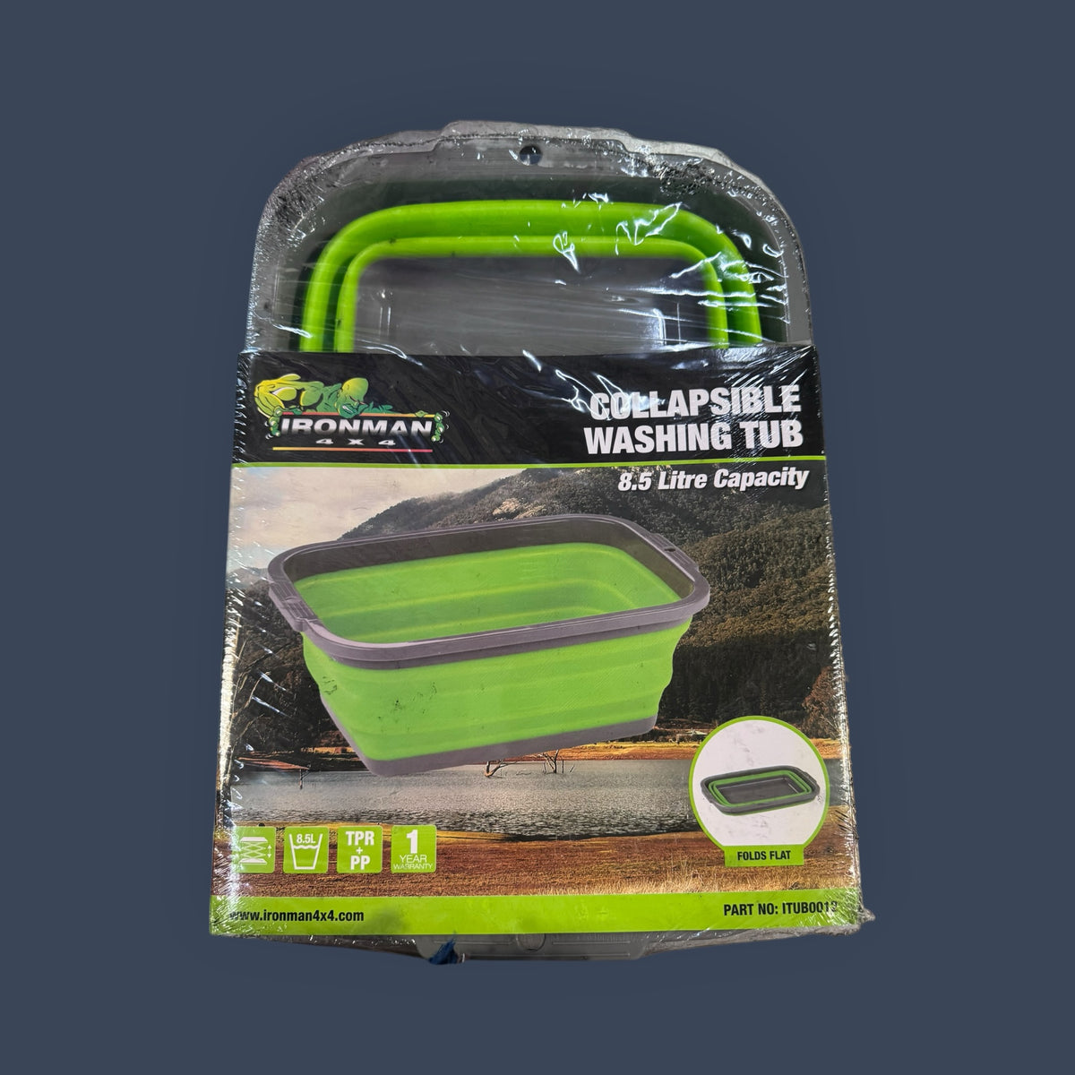 Ironman 4x4 | ITUB0012 | 8.5L Collapsible Washing Tub | Portable Camping Sink