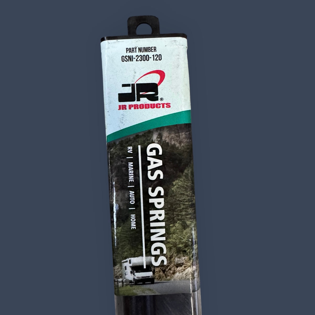 JR Products | GSNI2300 | Hardline Black Nitride Shaft Gas Spring Lift Support | 20" Extended