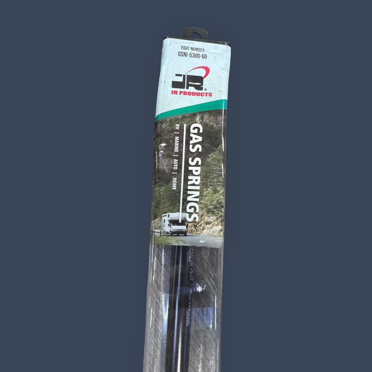 JR Products | GSNI-5300-60 | Hardline Black Nitride Shaft Gas Spring Lift Support | 20" Extended | 60 lb