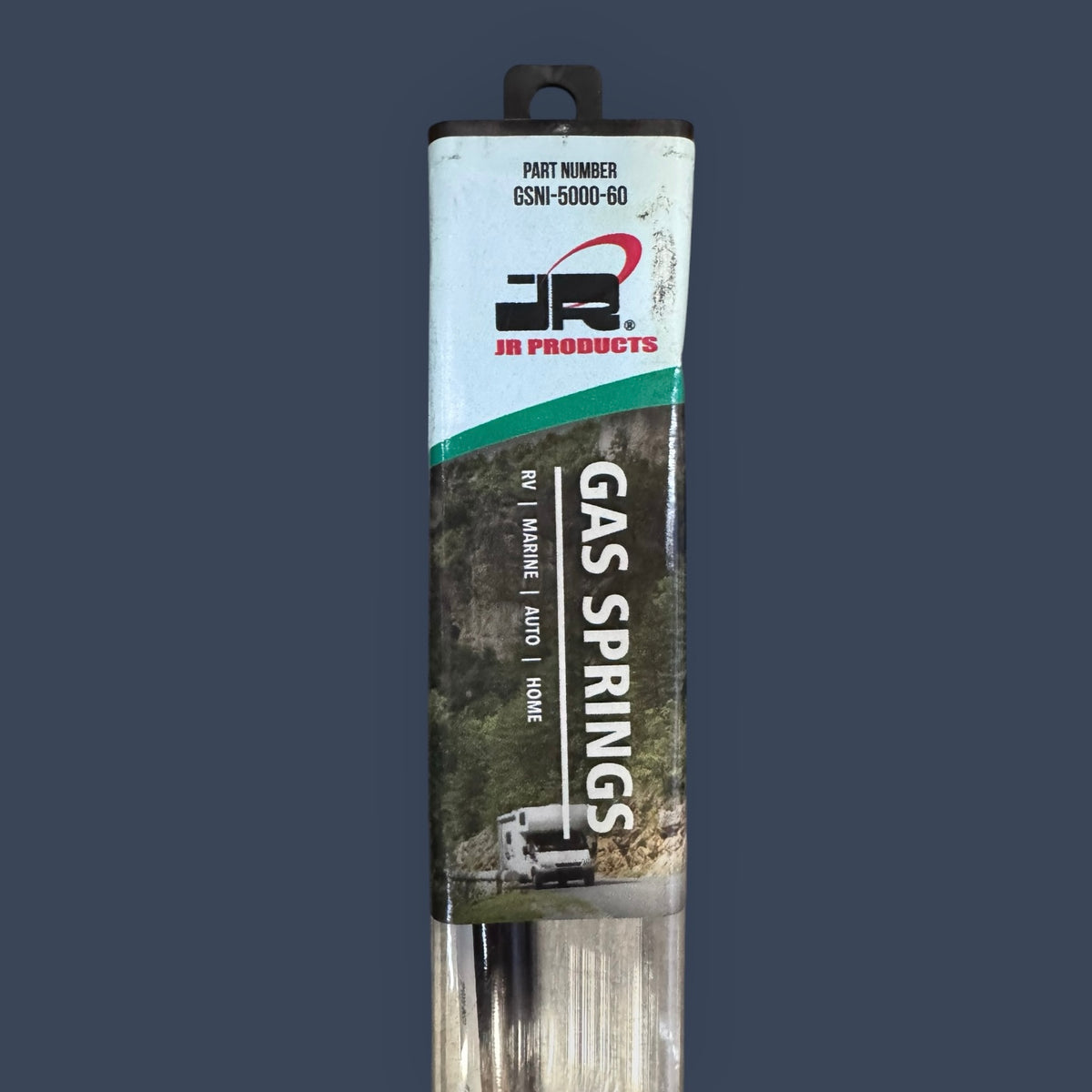 JR Products | GSNI-5000-60 | Hardline Black Nitride Shaft Gas Spring Lift Support | 10" Extended | 60 lb