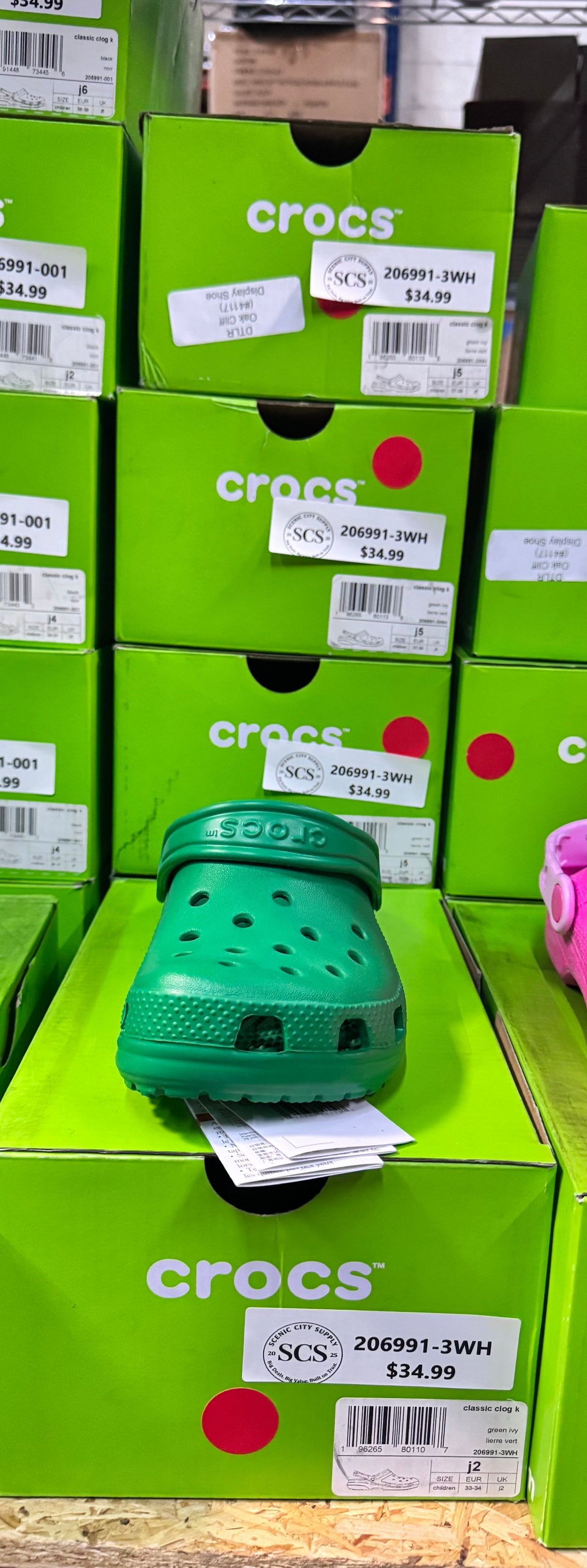 Kids Crocs Classic Clog 206991-3WH