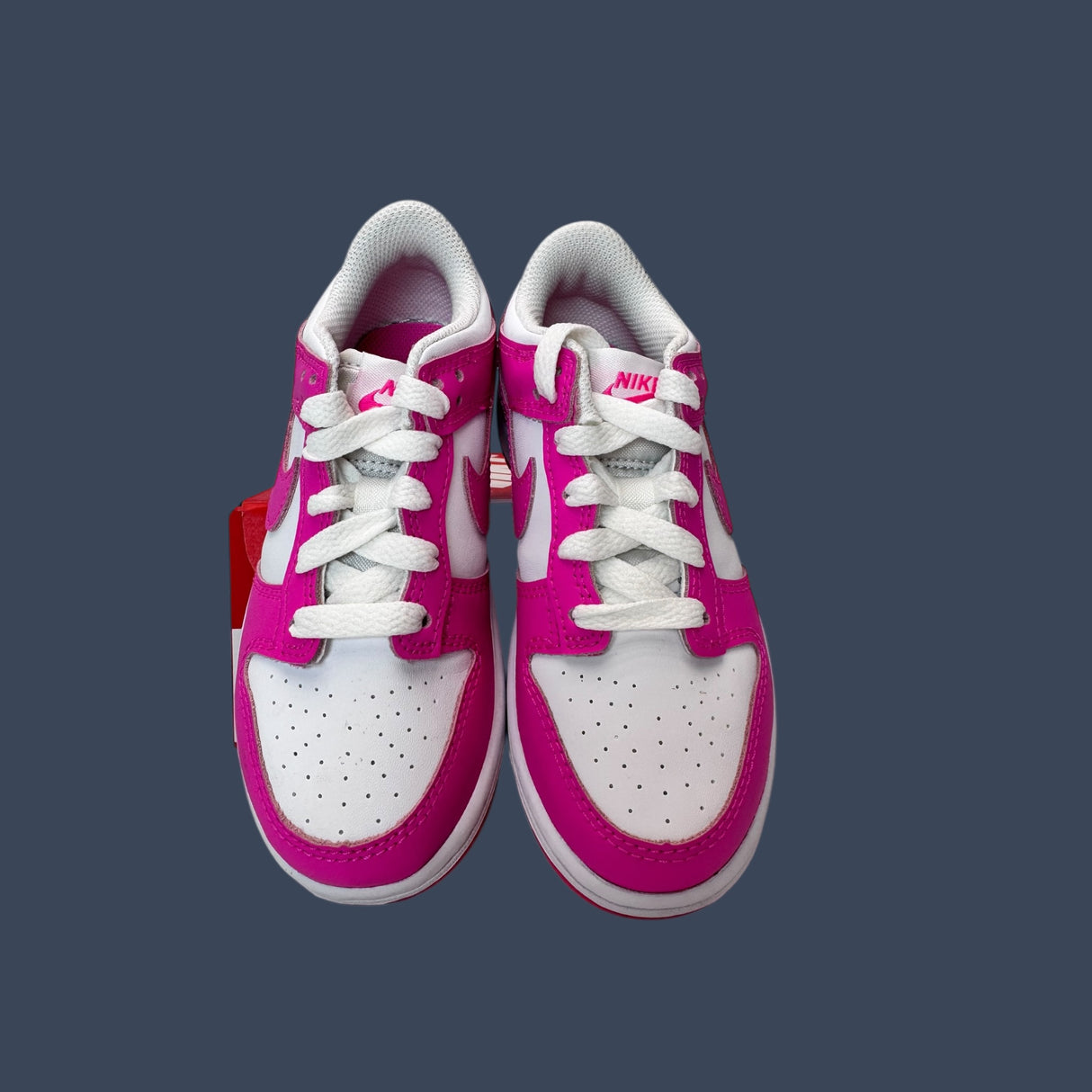 Nike Dunk Low GS White/Laser Fuchsia – FB1908-102