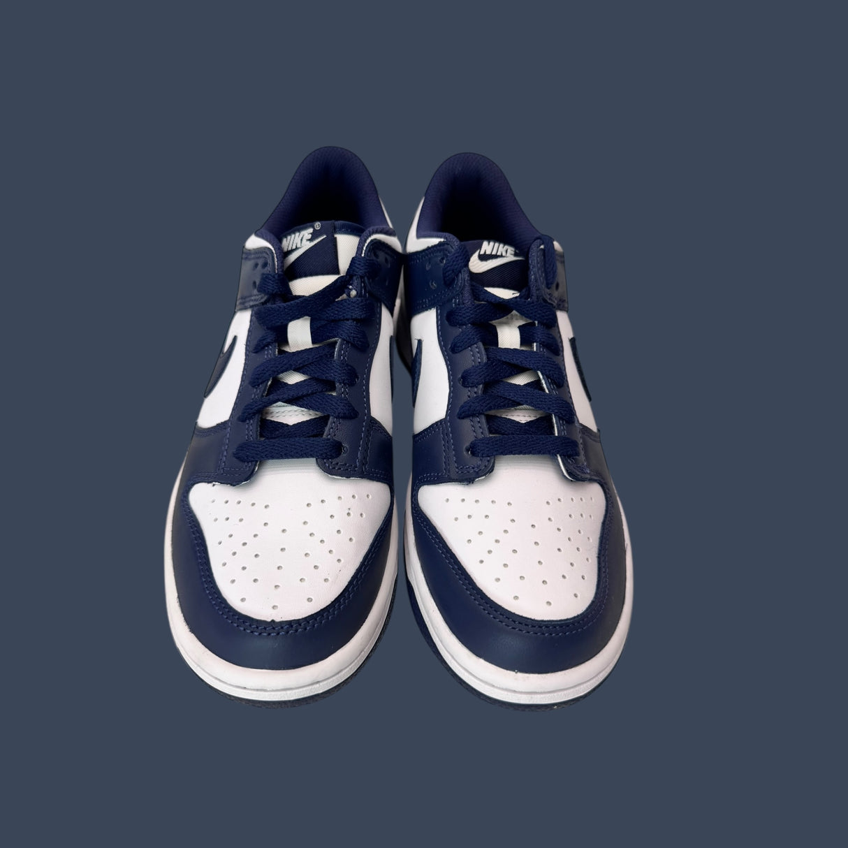 Nike Dunk Low GS White/Midnight Navy – FB9109-116