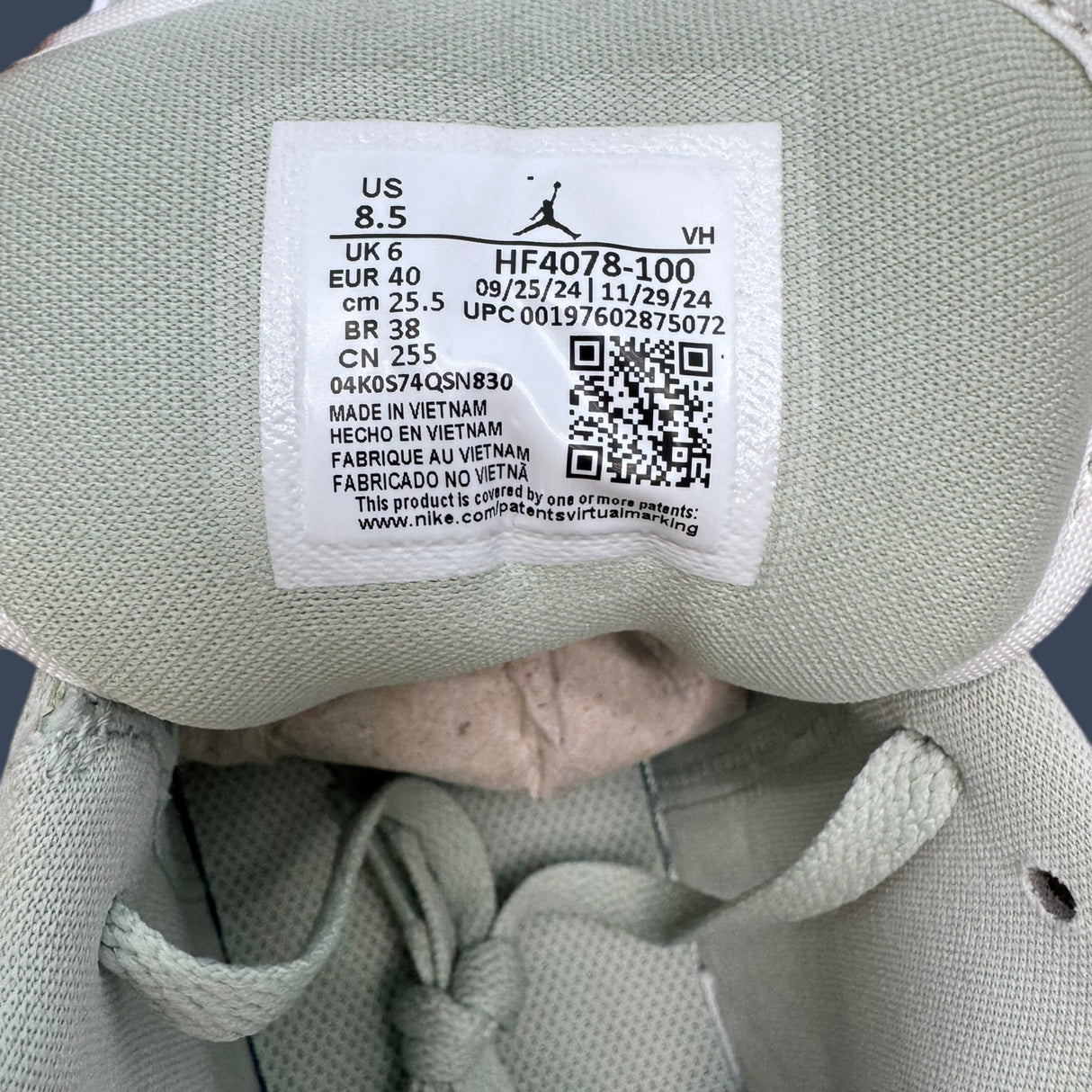 Women’s Air Jordan 1 Low SE Sail/Seafoam – HF4078-100
