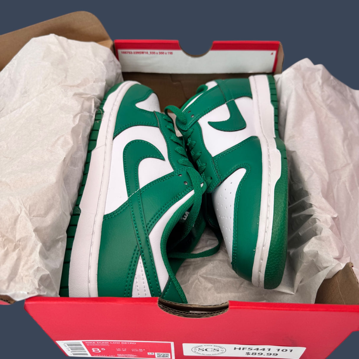 Nike Dunk Low Retro White/Malachite – HF5441-101