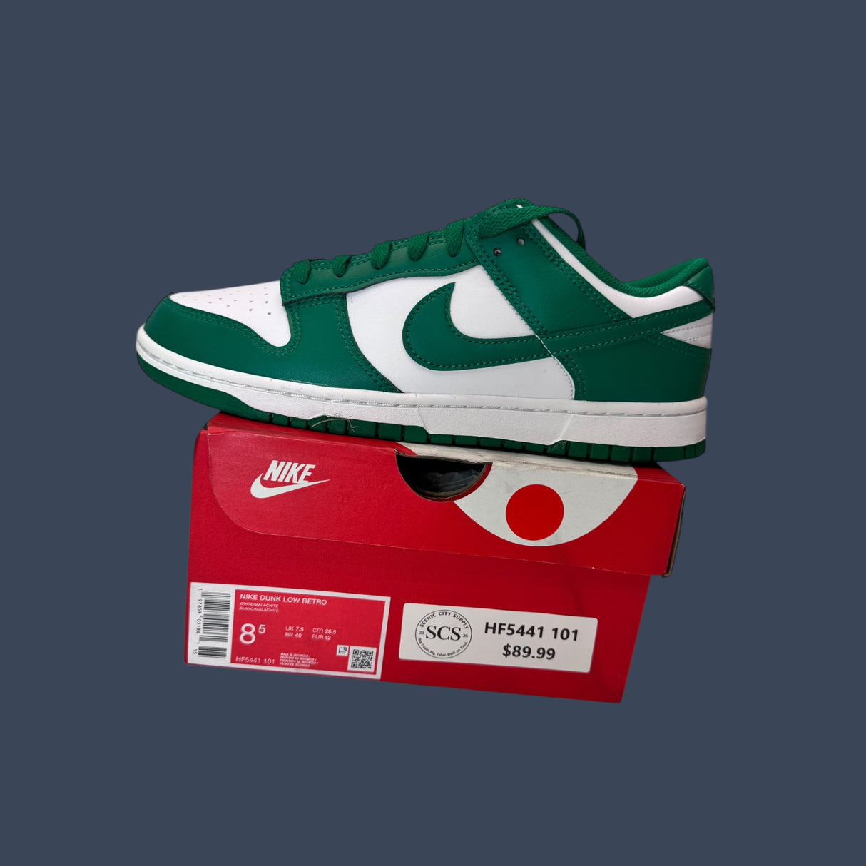 Nike Dunk Low Retro White/Malachite – HF5441-101