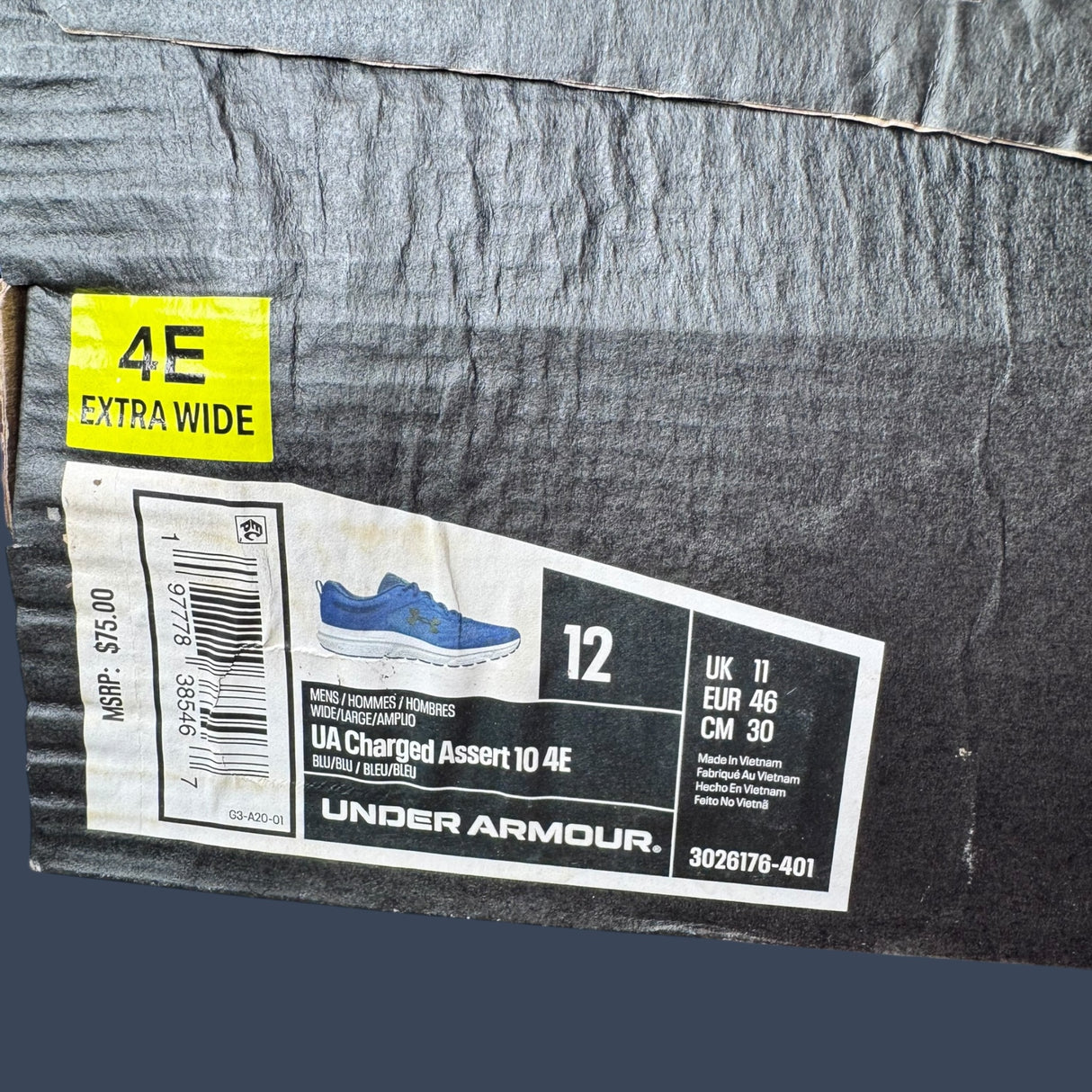 Under Armour Running Shoes Blue 3026176-401