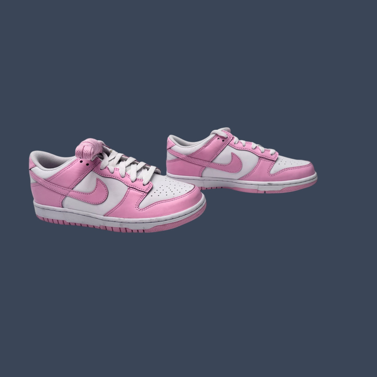 Nike Dunk Low GS White/Medium Soft Pink | FB9109-125