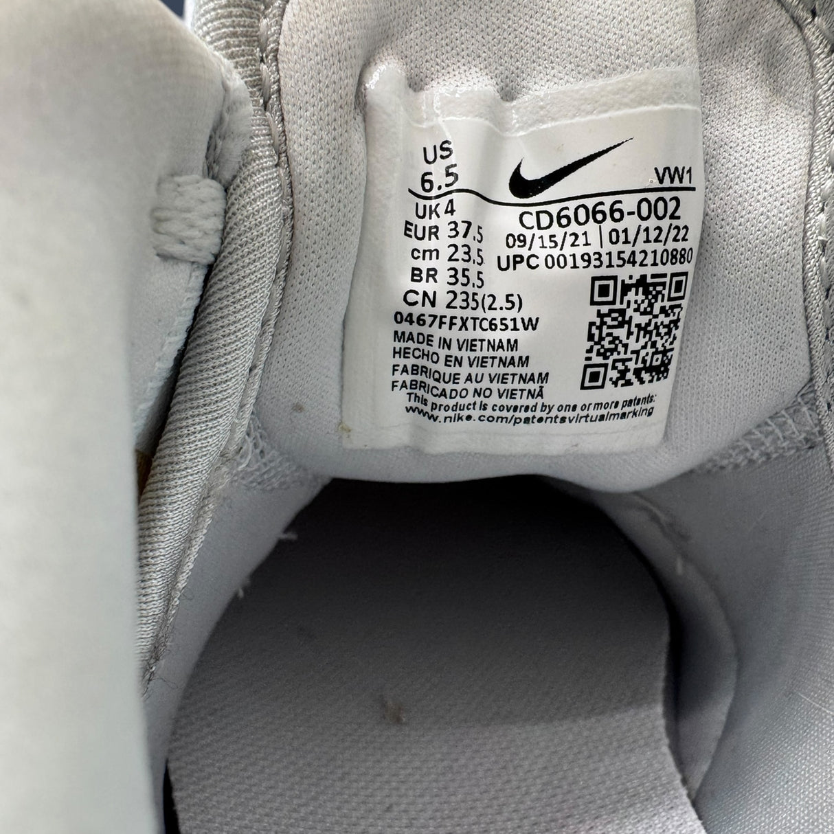Nike Roshe G Womens Spikeless Golf Shoes Pure Platinum/White | CD6066-002 | NO BOX
