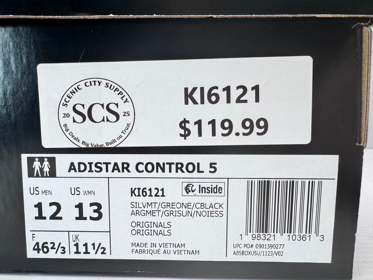 Adidas Adistar Control 5 Silver Metallic/Grey One/Core Black | KI6121
