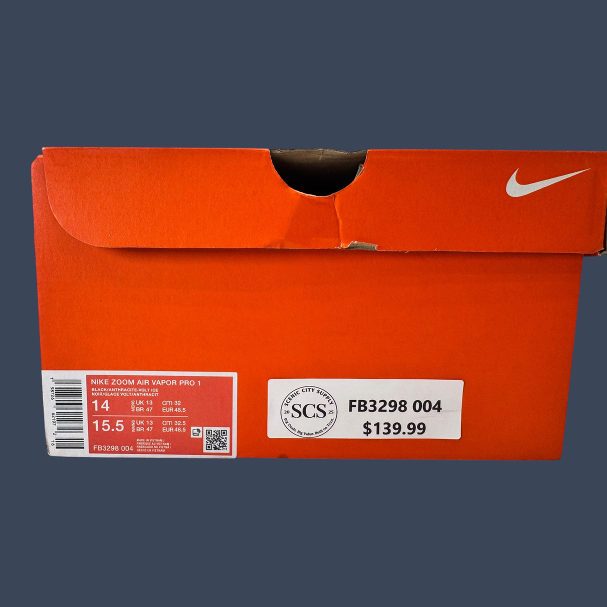 Nike Vapor Pro 1 Black/Volt Ice/Anthracite | FB3298-004