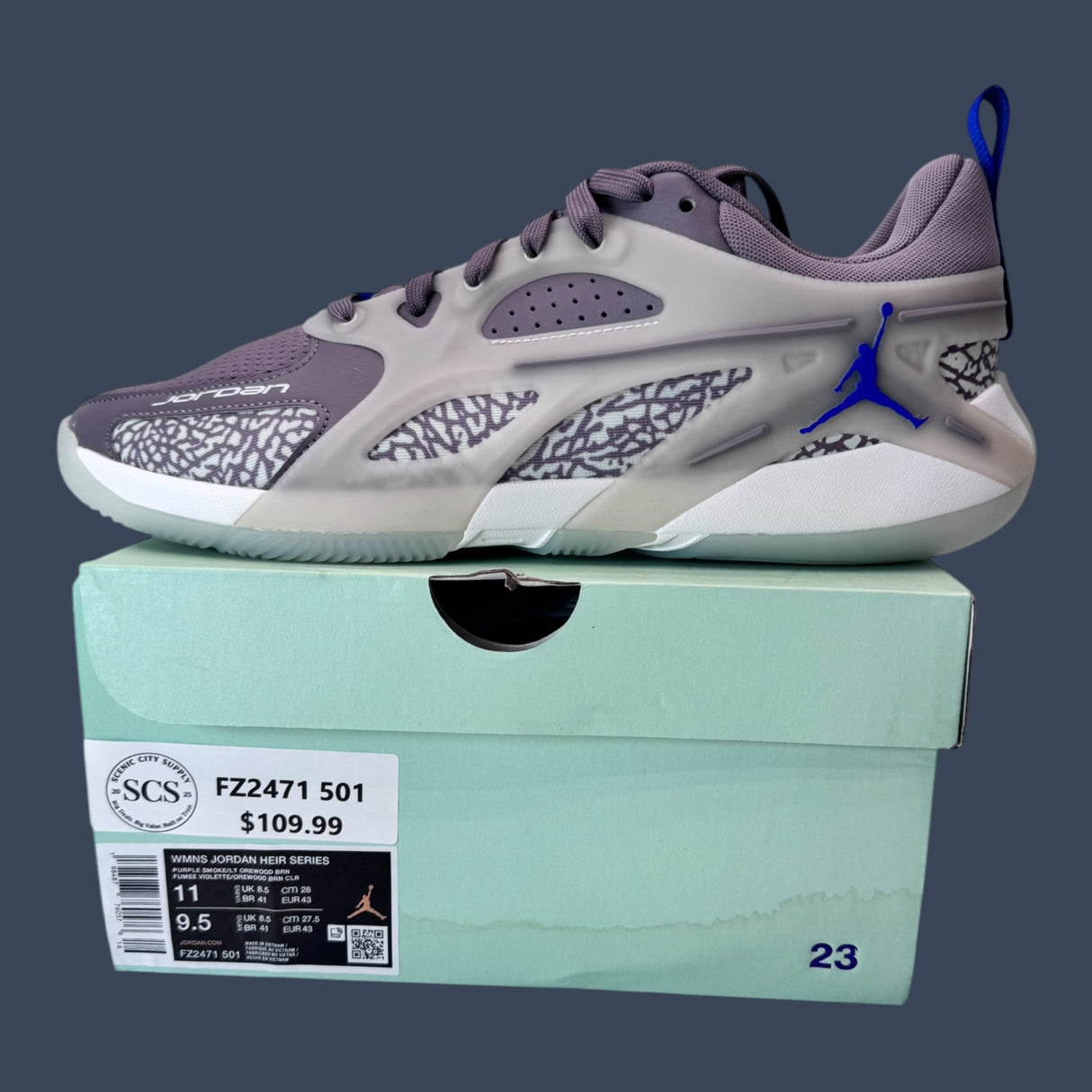 Jordan Heir Purple Smoke/Light Silver | FZ2471-501